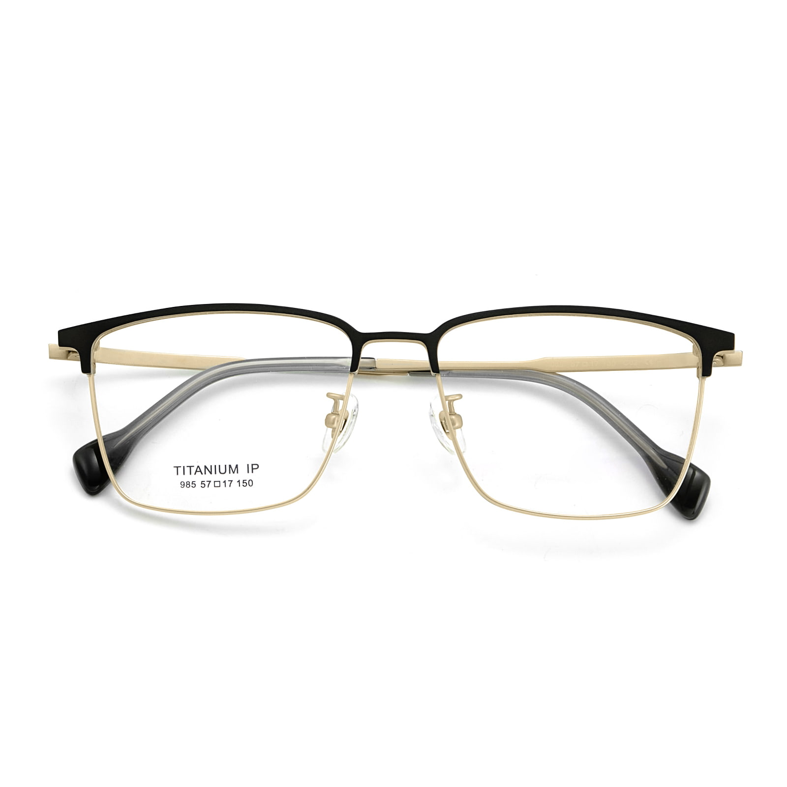 985 verdikte wenkbrauwlijn gegalvaniseerd frame puur titanium bril