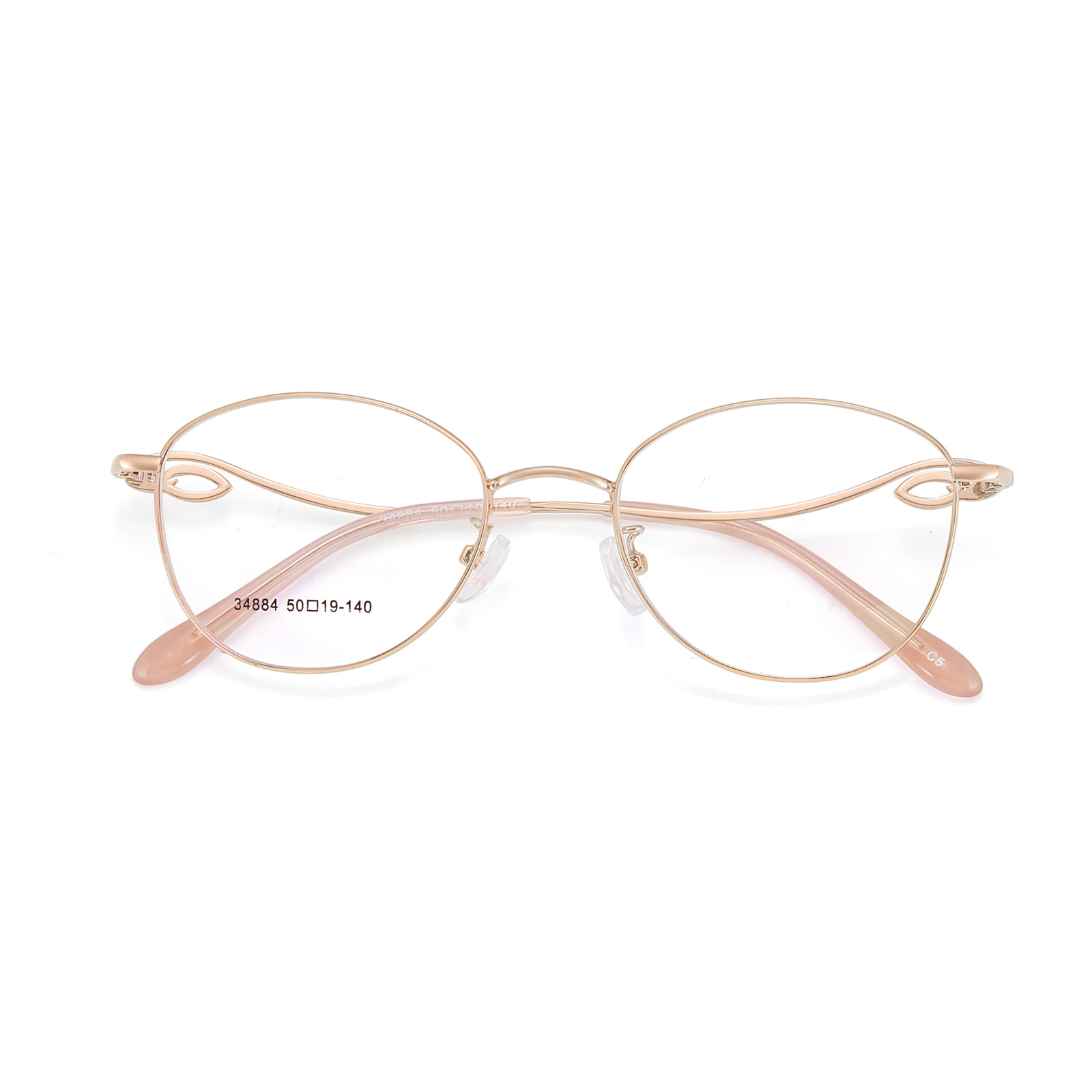 34884 Zachte, dubbelzijdig gesneden aluminium bril