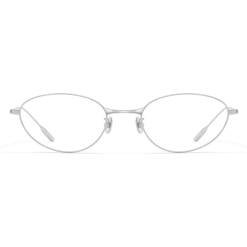 Fade ovale Cat-Eye kleurrijke puur titanium bril