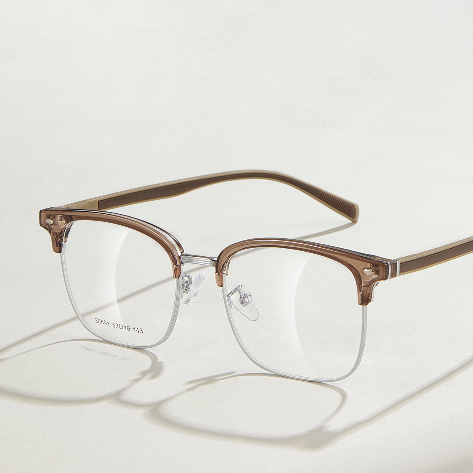 20591 Casual bril van kunststof stalen legering