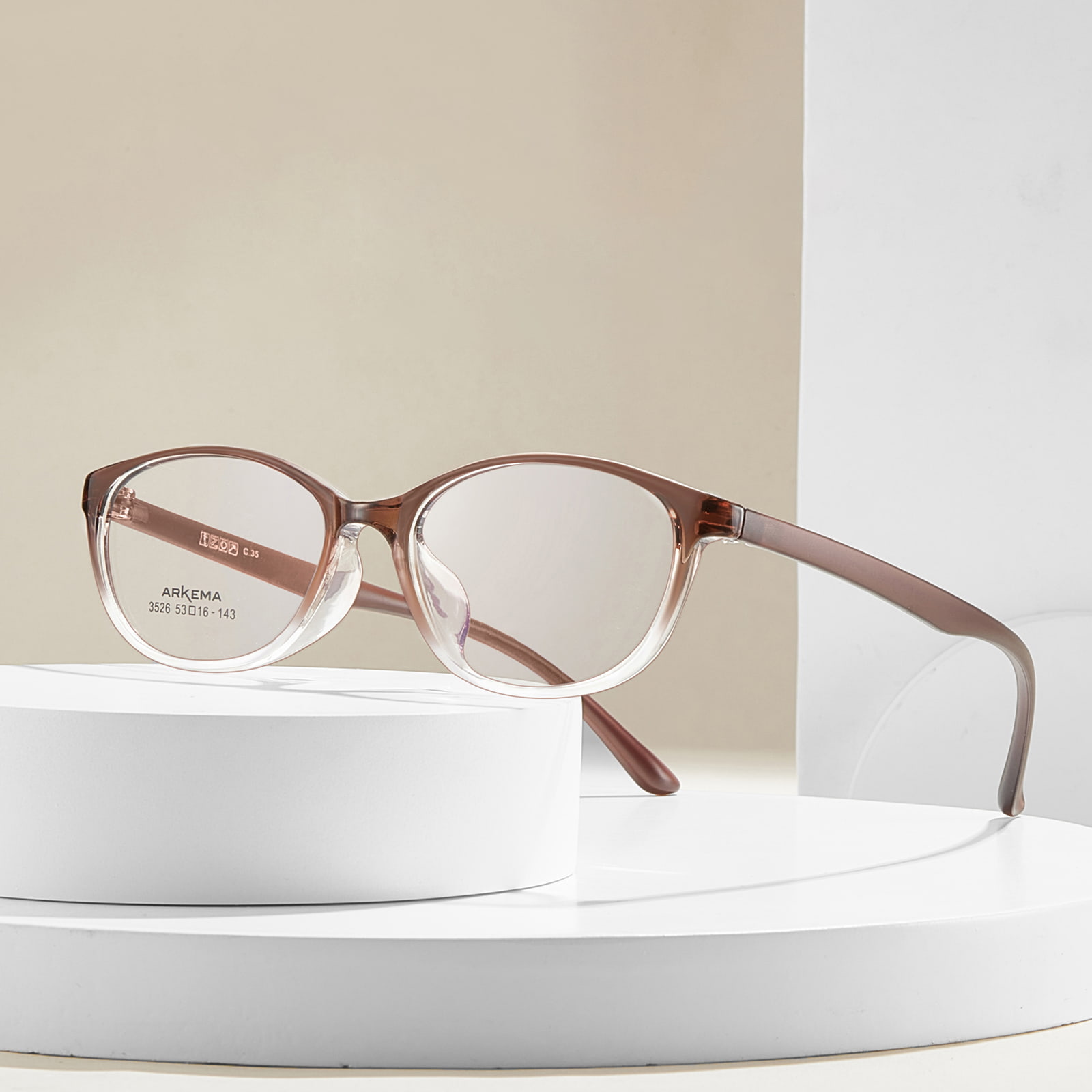 3526 Cat-Eye-montuur Geschikt voor TR90-bril