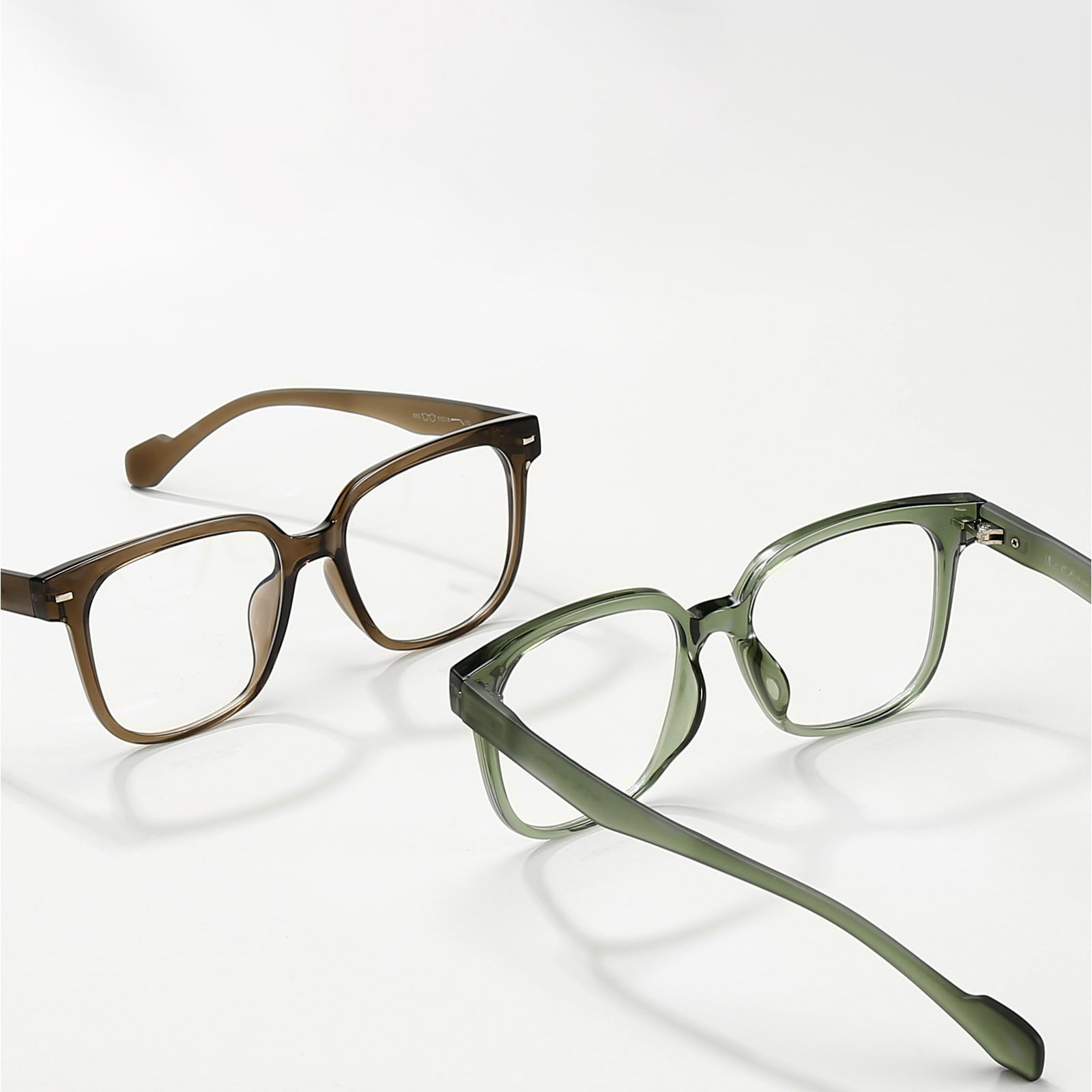 030 Hypoallergene, comfortabele TR90-bril met zwart frame