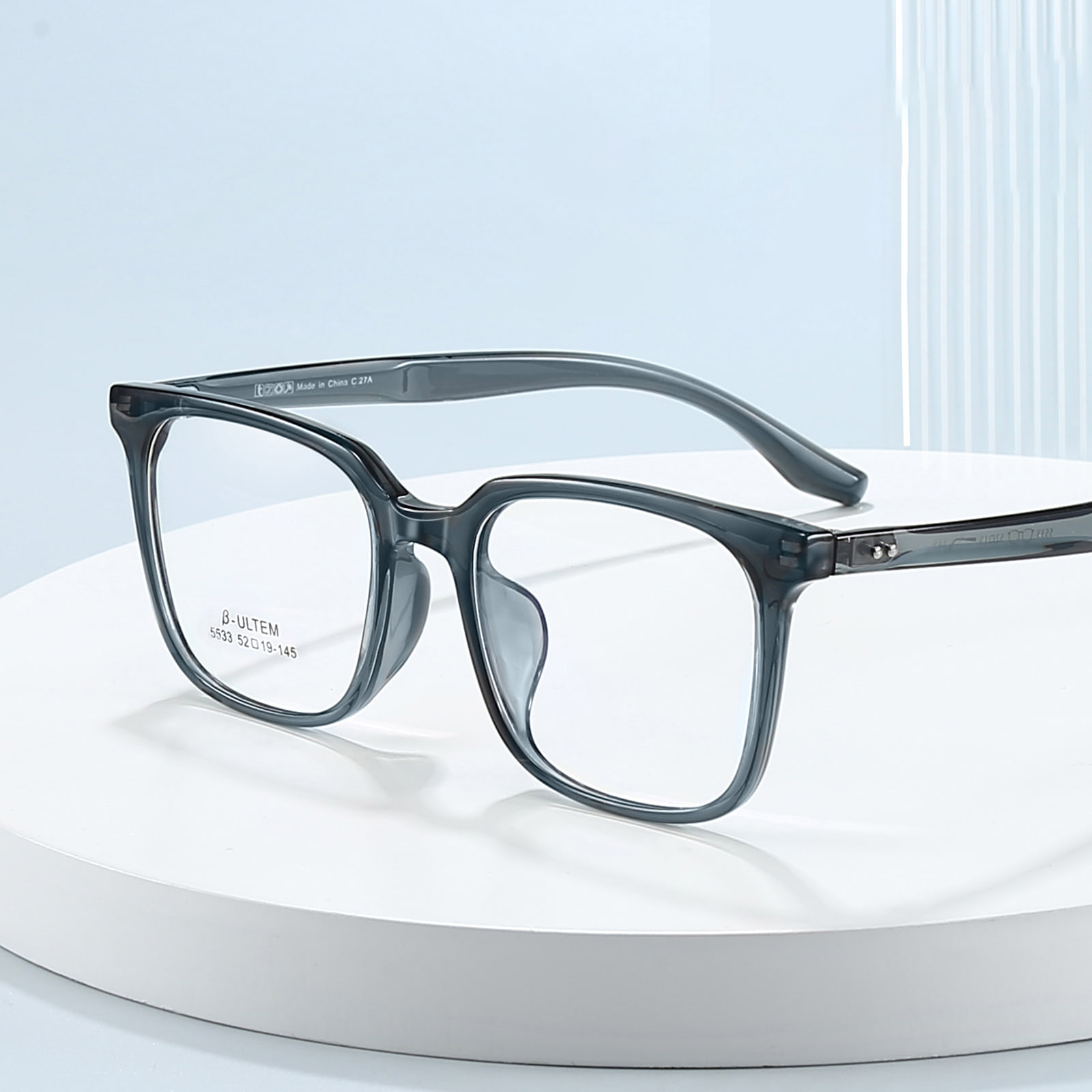 5533 Sportbril met vierkant frame en antibotsing TR90