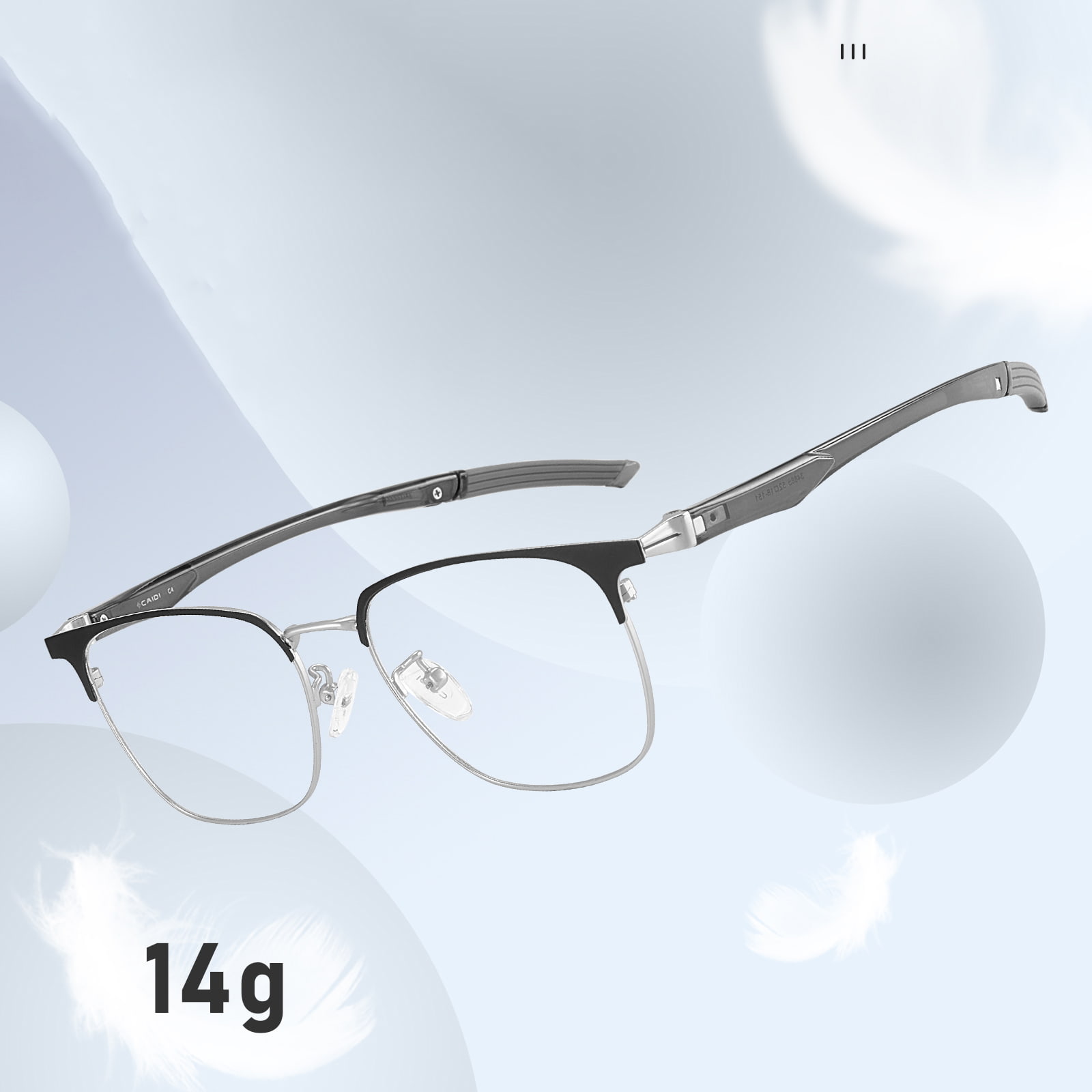 34865 Sportbril van lichtgewicht aluminium