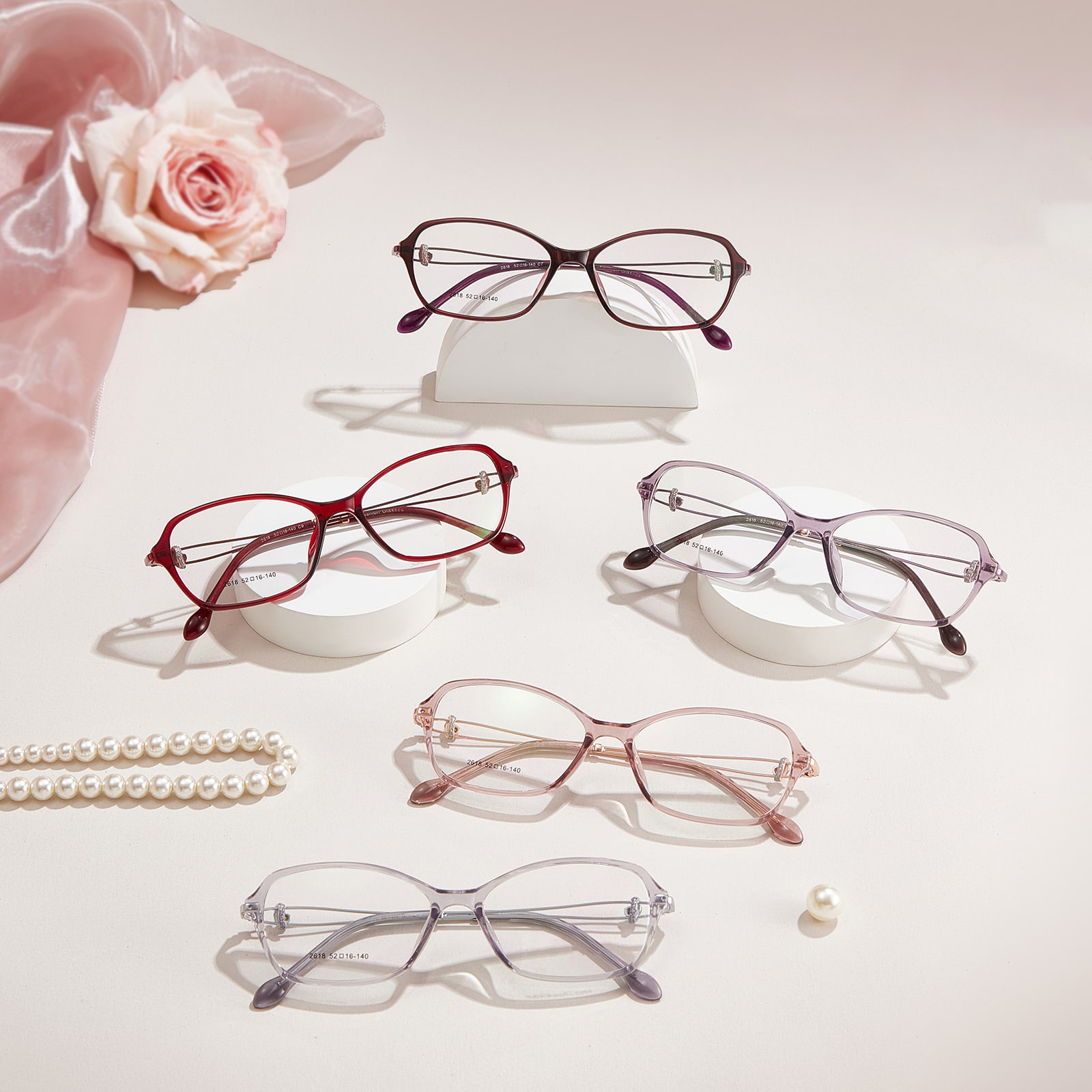 2618 Elegante Polygon TR90-bril