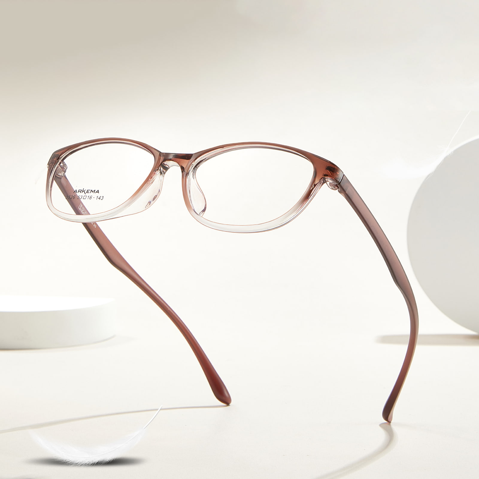 3526 Cat-Eye-montuur Geschikt voor TR90-bril
