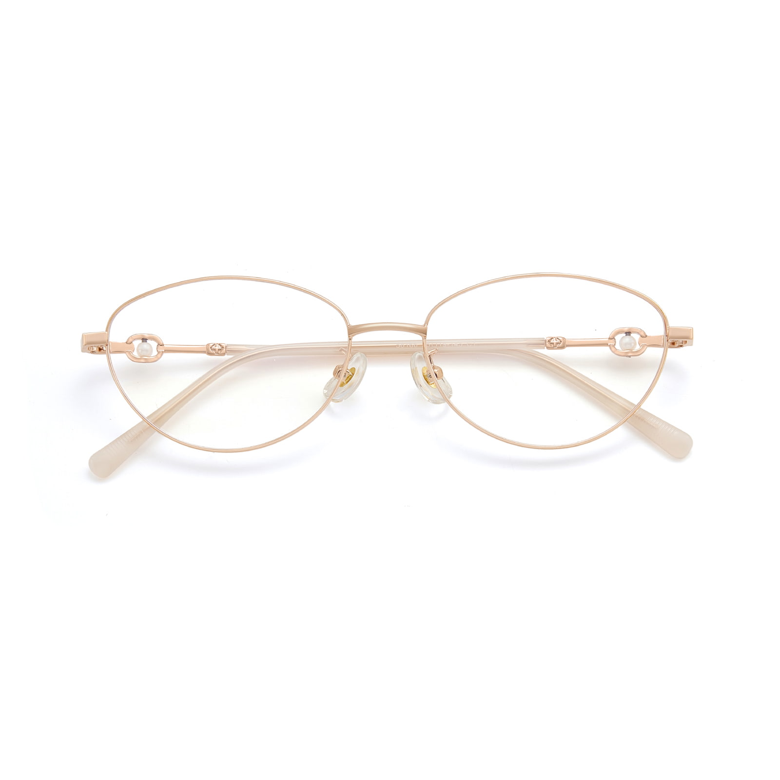 58166 Cat's Eye Pearl Pile-bril van aluminium