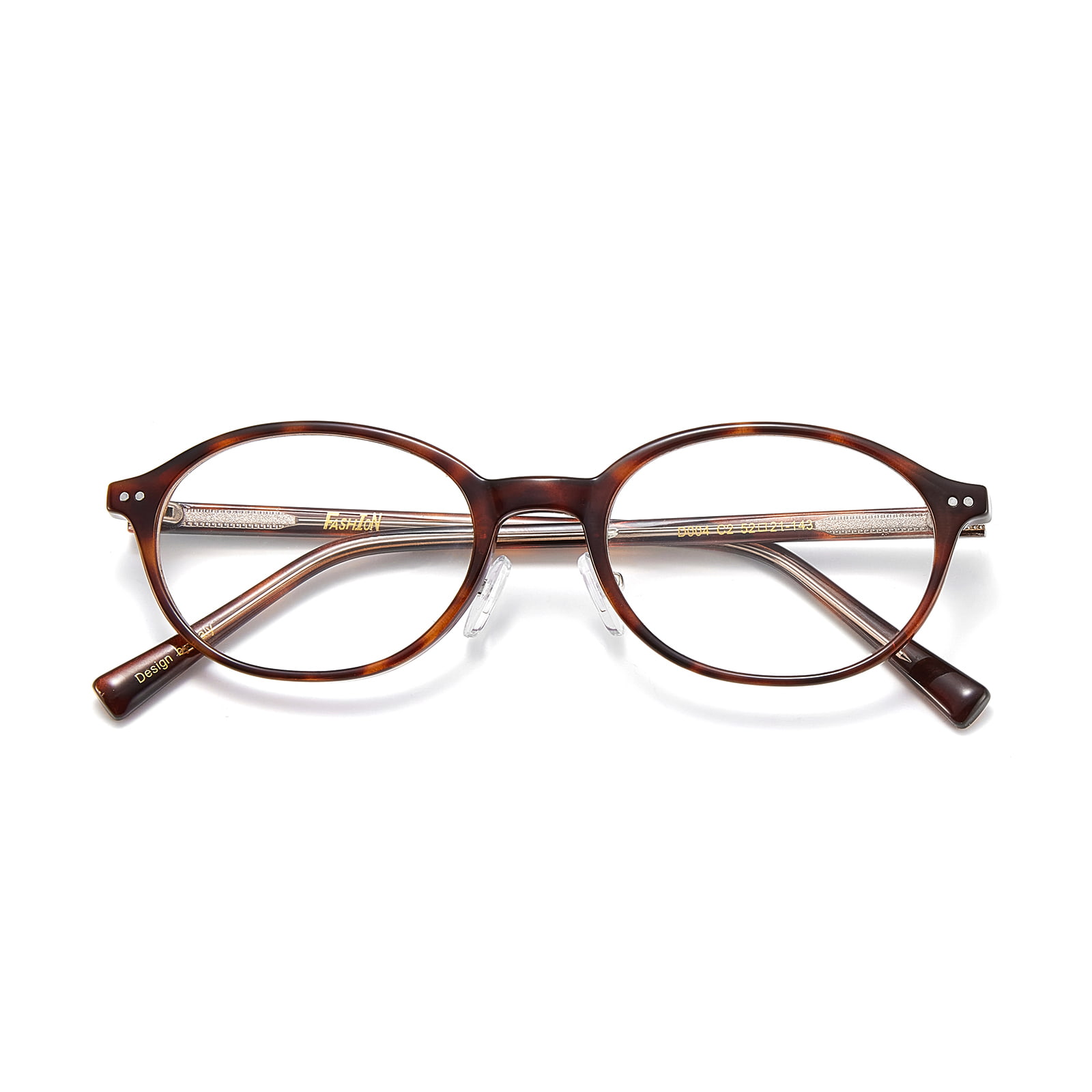 D004 Retro dunne ovale anti-blauwlichtbril met klein frame