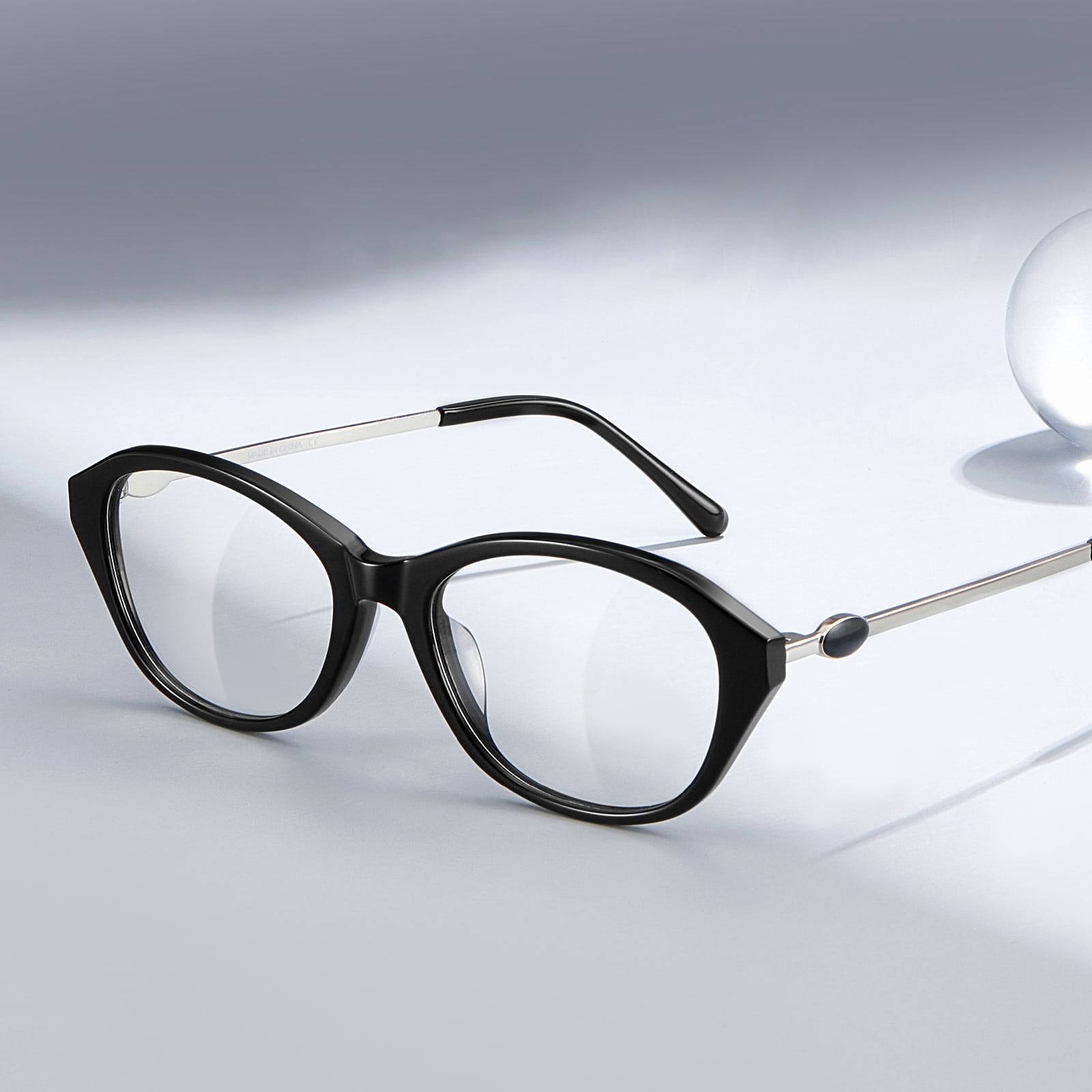 BC2039 Retro Cat-Eye lichte acetaatbril