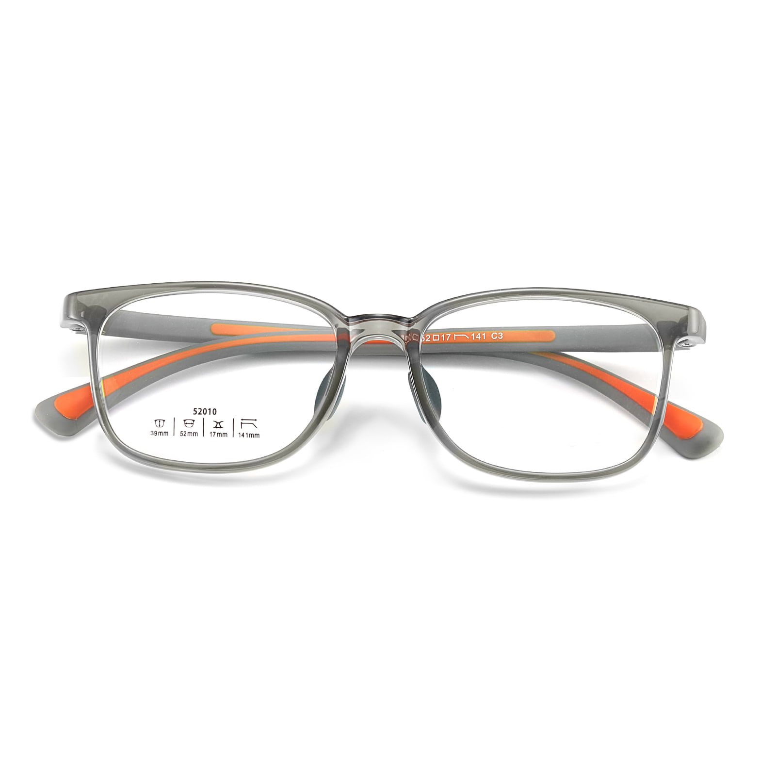 52010 Tweekleurige TR-frame afneembare zachte siliconen neuspads Bril