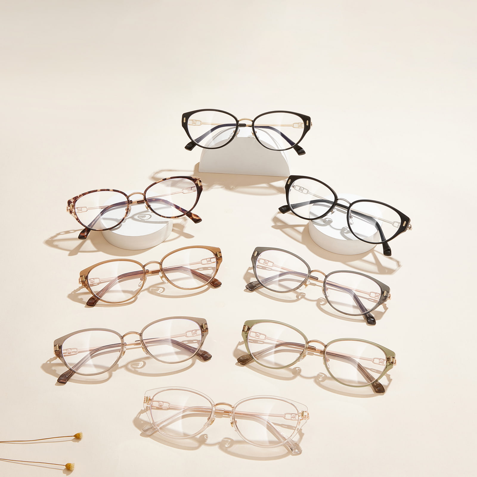 S12008 Cat-Eye holle binnenring anti-blauwlichtbril