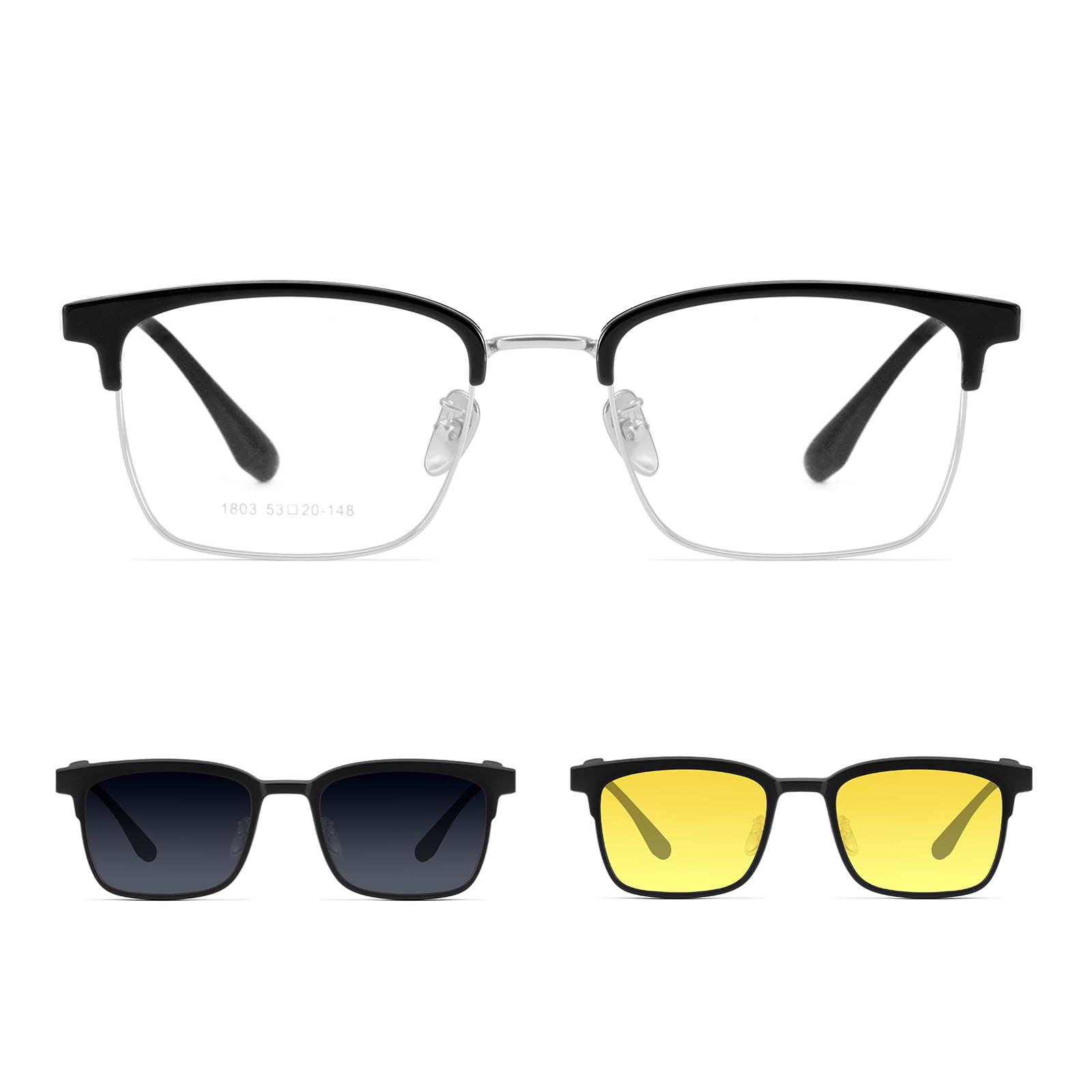 1803 Driving Myopia-zonnebril Sterke 3-in-1 magnetische set
