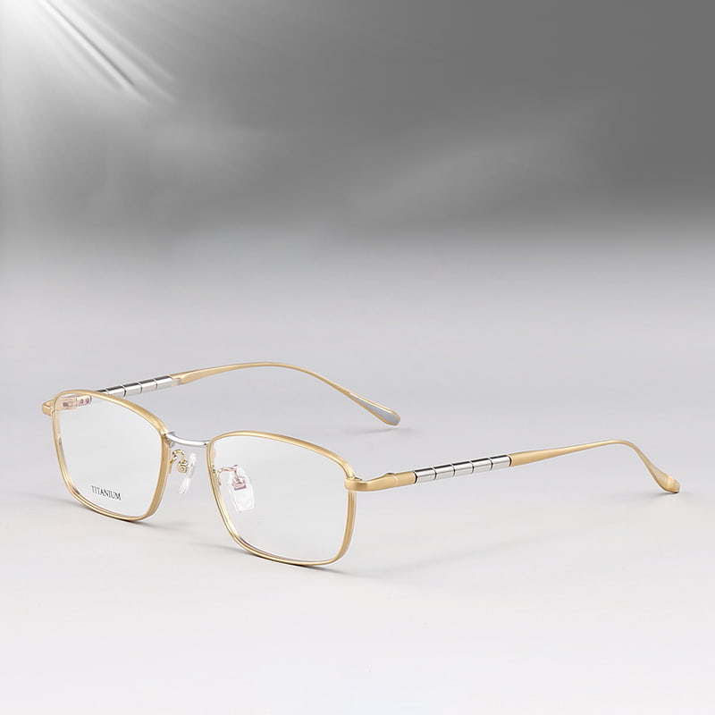 S9072 Ronde Bamboe Elite Pure Titanium Bril