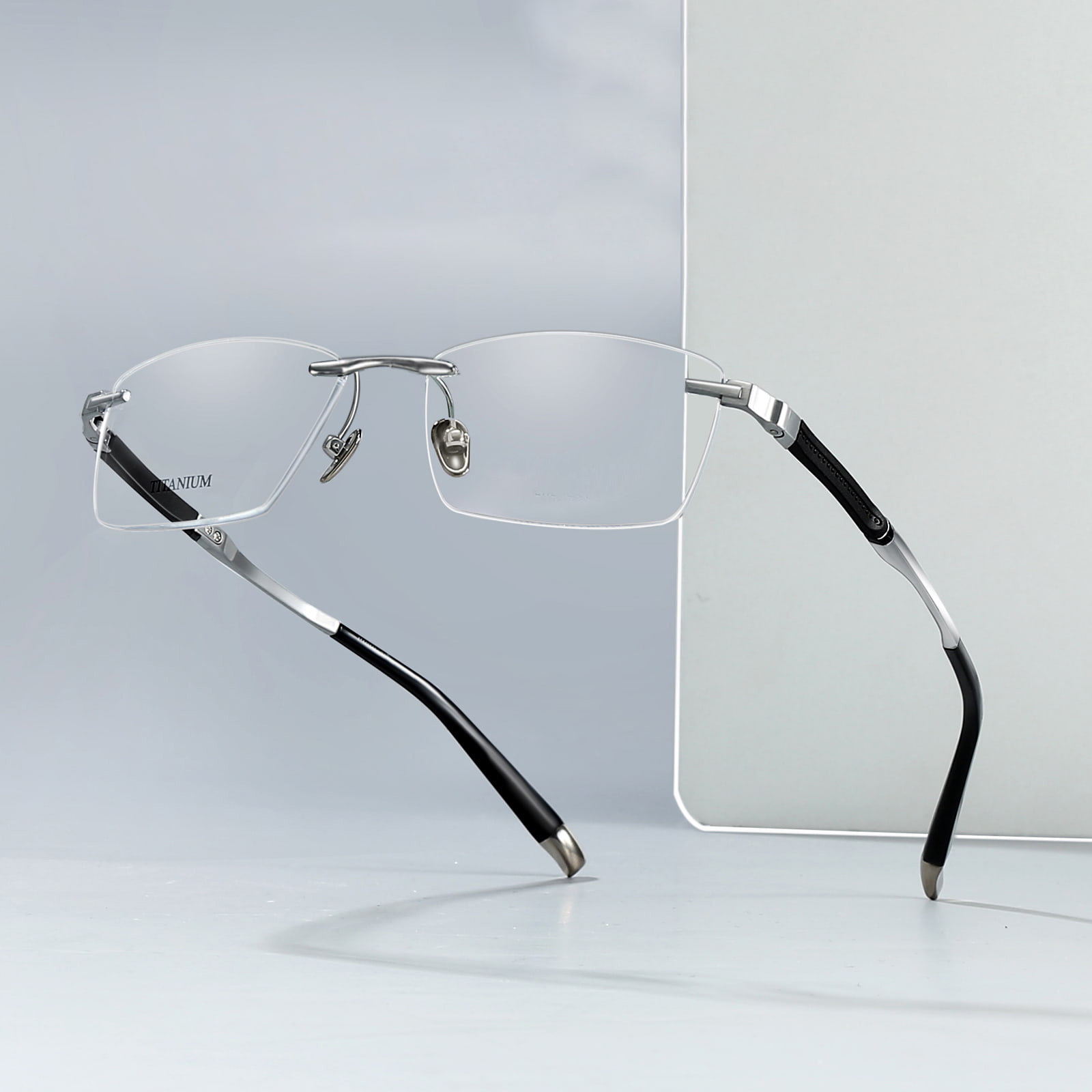 9058 Frameloze anti-breekrand puur titanium bril